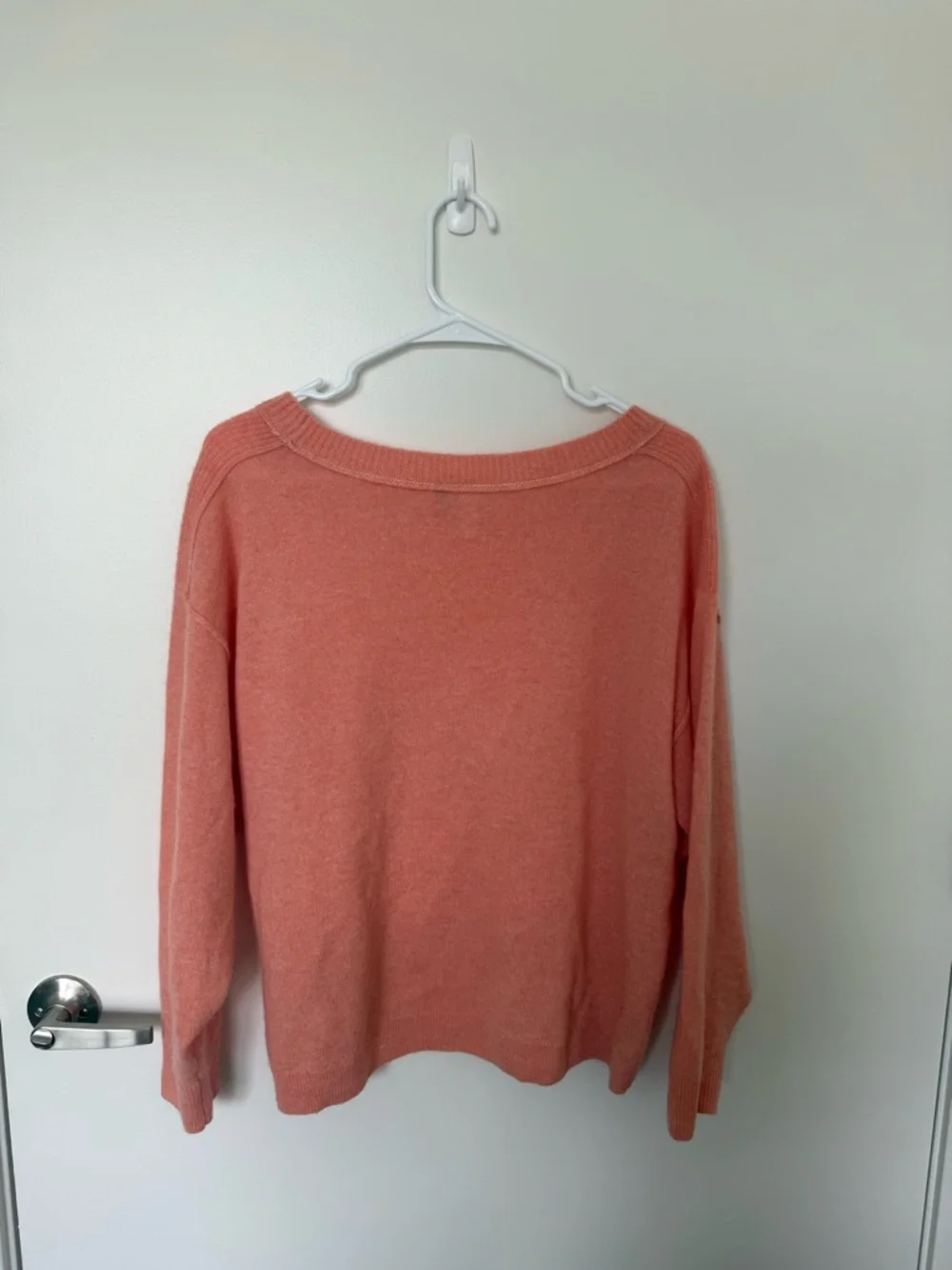 Pilcro by Anthropologie Coral Scoop-Neck Pullover Cashmere Sweater - Picture 2 of 5